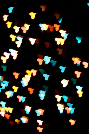 motion colored  heart abstract love backgroundの写真素材