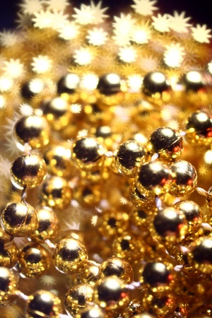 golden stars holiday background close upの写真素材