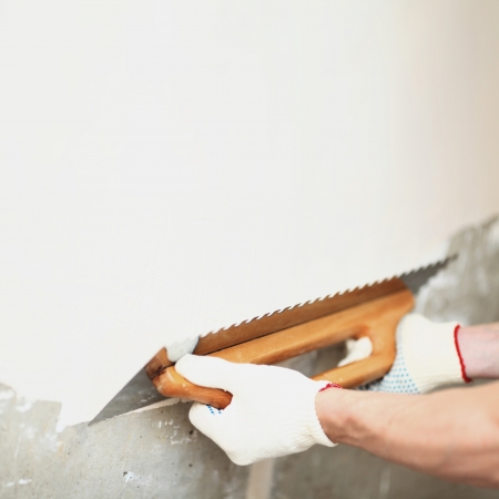 work aligns with a spatula wallの写真素材