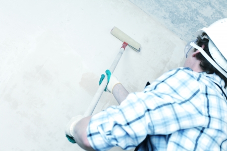 work aligns with a spatula wallの写真素材