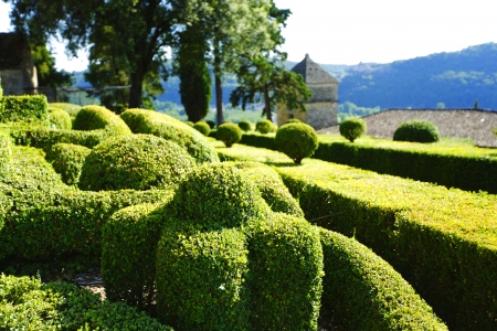 marqueyssac gardenの写真素材