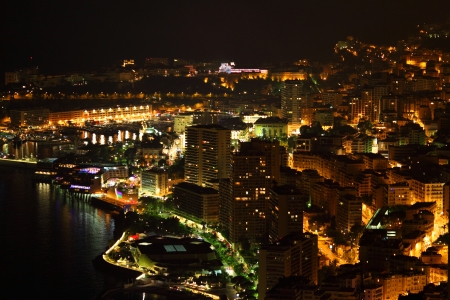 Monte Carlo night sceneの写真素材
