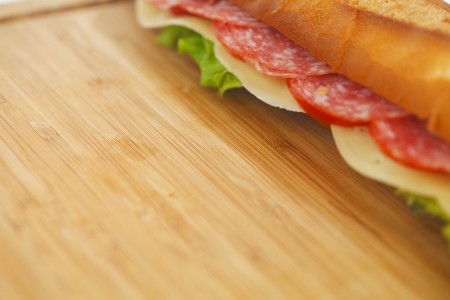 pile of sandwiches closeの写真素材