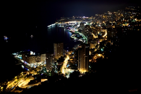 Monte Carlo night sceneの写真素材