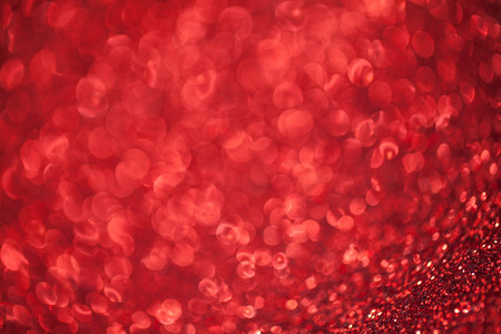 Abstract red glitter light bokeh holiday party background