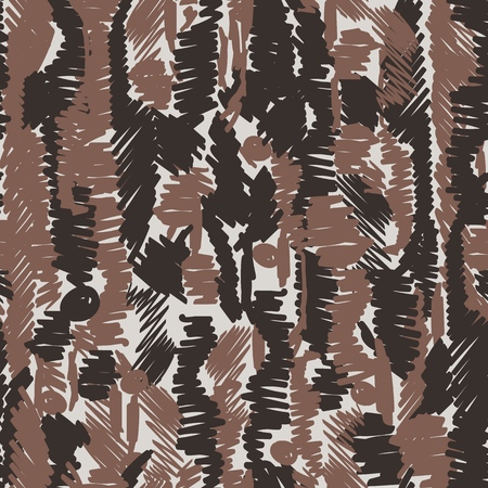 Vector seamless pattern with hand drawn brush strokes and stripes hand paintedのイラスト素材