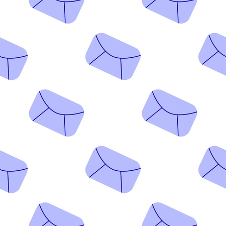 Email seamless pattern. Mail symbol wallpaper. Business backdrop