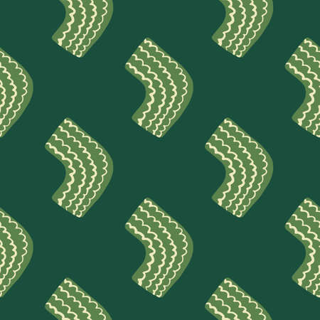 Seamless pattern in green tones. Light green elements. Vector illustration. Perfect for stationery, wrapping paper, branding, marketing and kids fabric.のイラスト素材
