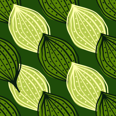 Seamless pattern with abstract leaves. Leaf endless background. Contemporary floral wallpaper. Modern design for fabric, textile print, surface, wrapping, cover, greeting card. vector illustrationのイラスト素材