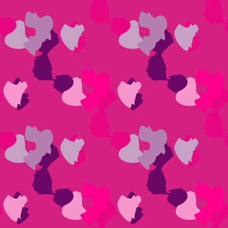 Abstract cheetah seamless pattern. Camo leopard background. Creative irregular animal fur shapes endless wallpaper. Design for fabric, textile print, surface, wrapping, cover, greeting card.のイラスト素材