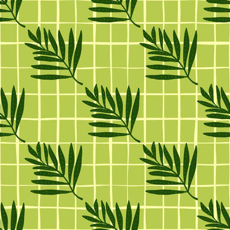 Creative tropical palm leaves seamless pattern. Jungle leaf wallpaper. botanical floral background. exotic plant backdrop. Design for fabric, textile, wrapping, cover. vector illustrationのイラスト素材