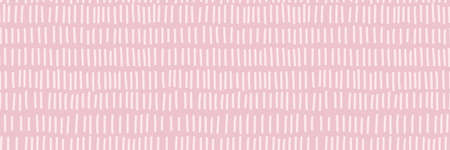 Doodle broken line wallpaper. Hand drawn dash lines seamless pattern. Dashes motif. Cozy ornament. Design for fabric, textile print, surface, wrapping, cover. vector illustrationのイラスト素材