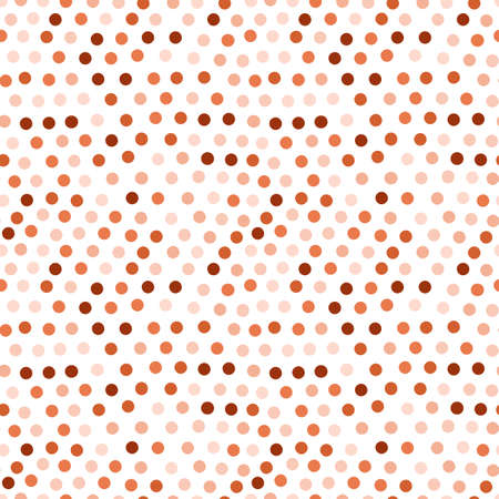Polka dot seamless pattern in doodle style. Hand drawn circle shapes wallpaper. Decorative backdrop for fabric design, textile print, wrapping, cover. vector illustration.のイラスト素材