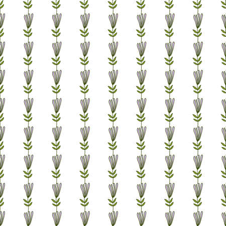 flower seamless pattern. abstract floral wallpaper. Doodle art style. Cute plants endless backdrop. Simple design for fabric, textile print, wrapping paper, coverのイラスト素材