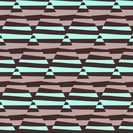 Mosaic of striped geometric seamless patern. Decorative abstract lines. Creative design for fabric,...