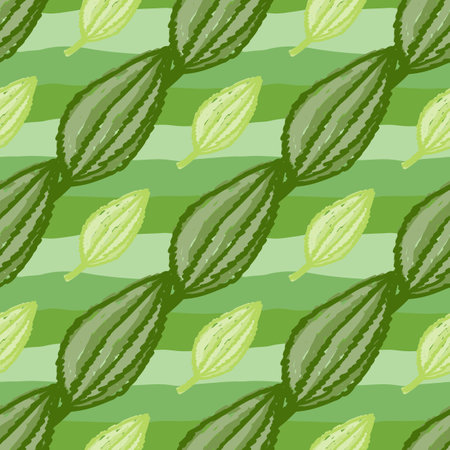 Freehand tropical palm leaves seamless pattern. Hand drawn exotic botanical texture. Sketch jungle leaf seamless wallpaper. Vector floral background. Design for fabric, textile print, wrapping, coverのイラスト素材