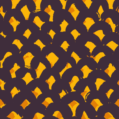 Seamless pattern with hand drawn brush strokes. Design for fabric, textile print, wrapping, cover. vector illustrationのイラスト素材