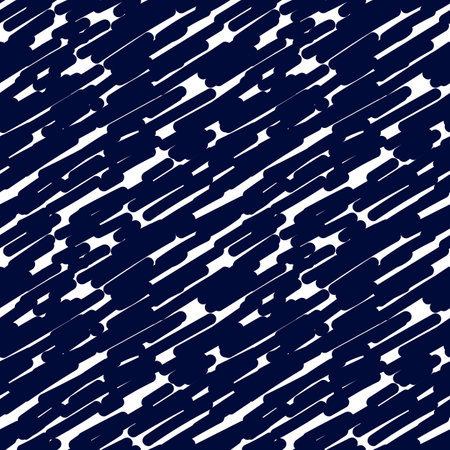 Seamless pattern with hand drawn brush strokes. Design for fabric, textile, wrapping paper, cover, poster. vector illustrationのイラスト素材