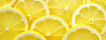 Macro shot of lemon showing its vibrant textures and rich citrusy architecture. AI Generativeの素材