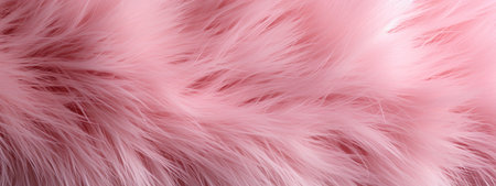 Elegant pink fur background, soft focus.の素材