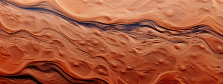 Martian surface close-up, desolate beauty. Reddish Mars texture, untouched by life.の素材