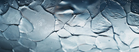 Close-up of silver glass texture, showcasing intricate patterns and a glossy finish.の素材