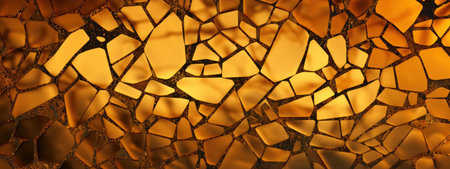 Vivid flames engulf a fractured glass, a fiery echoes the intensity.の素材