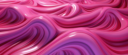 Dynamic abstract plastic background with swirling pink and purple colors, creating a sense of fluidity.の素材