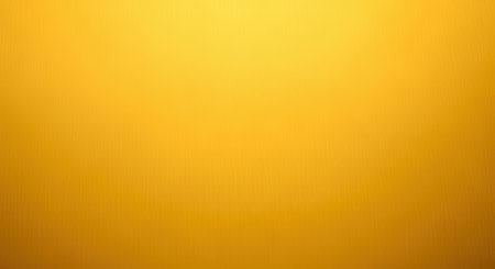 Minimalist bright yellow gradient background with soft texture and subtle vertical lines for modern design or abstract concepts.の素材