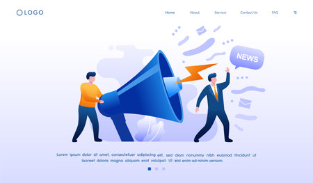 Flight booking landing page. traveling. online ticket on website illustration flat vector templateのイラスト素材