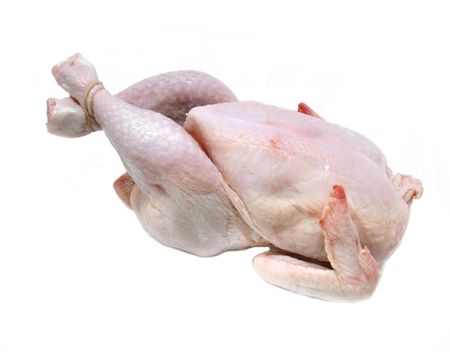 whole chicken rawの写真素材