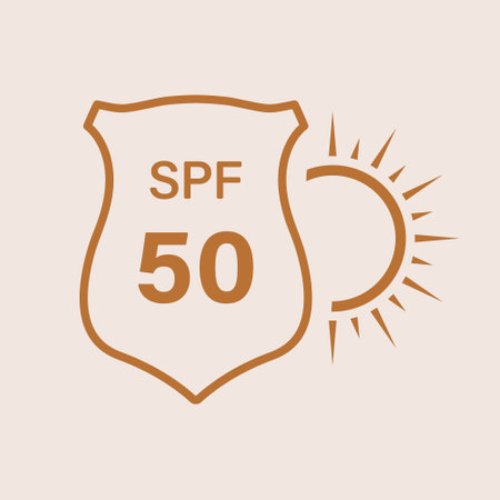 UV Sun Sunscreen Shield Protect Skin Line Icon. SPF 50 Resistant Block Ultraviolet Rays Linear Pictogram. Sunblock Protection Radiation Cream Lotion Outline Icon. Isolated Vector Illustrationのイラスト素材