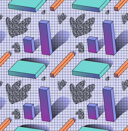Abstract geometric seamless pattern. Vector illustration eps 10のイラスト素材