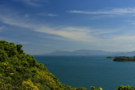 Ko Sichang island, Siam bayの写真素材