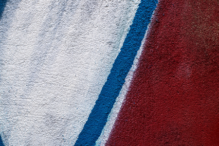Fragment of colored graffiti painted on a concrete wall. Texture. Abstract background for design.の写真素材