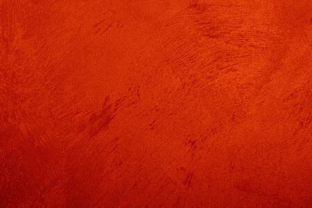 Texture of red decorative plaster or concrete. Abstract background for design. Art stylized banner...