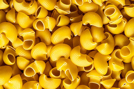 Italian pasta Pipe regate abstract backdrop. Traditional food. Texture.の写真素材