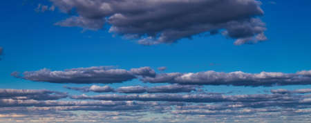 A sky with dramatic clouds on a sunny day.