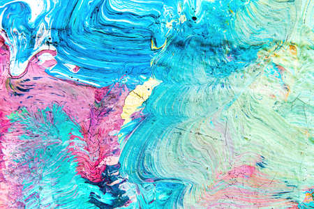 A fragment of colorful graffiti painted on a wall. Abstract urban background for design.の写真素材