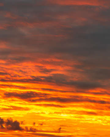 Dramatic cloudy sunset or dawn sky. natural background.