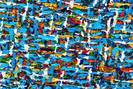 Colorful abstract oil painting background. Texture of canvas and oil paint.