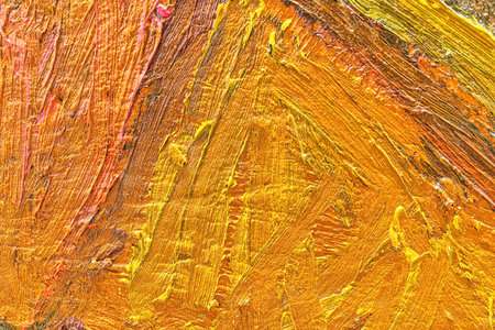 Colorful abstract oil painting background. Texture of canvas and oil paint.