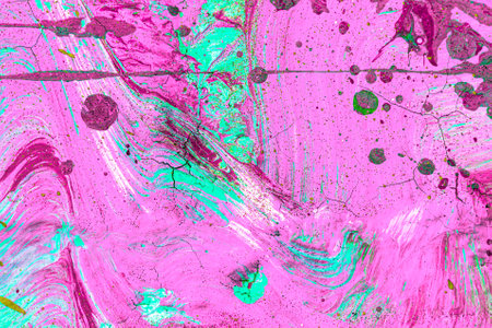 A fragment of colorful graffiti painted on a wall. Abstract urban background for design. spray painting art.の写真素材