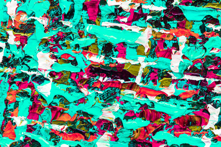 Colorful abstract oil painting background. Texture of canvas and oil paint.