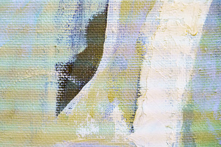 Colorful abstract oil painting background. Texture of canvas and oil paint.の写真素材