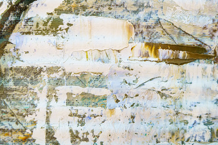 Colorful abstract oil painting background. Texture of canvas and oil paint.