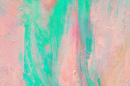 Colorful abstract oil painting art background. Texture of canvas and oil paint. Abstract background...