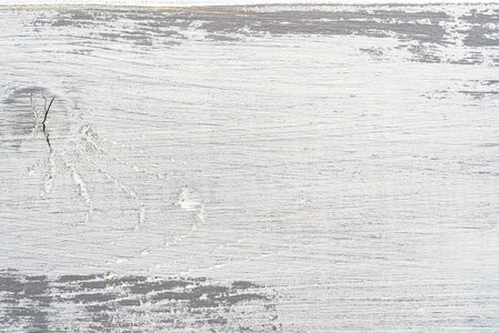 White and gray painted textured wooden plank. Abstract background for design.の写真素材