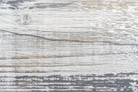 White and gray painted textured wooden plank. Abstract background for design.の写真素材