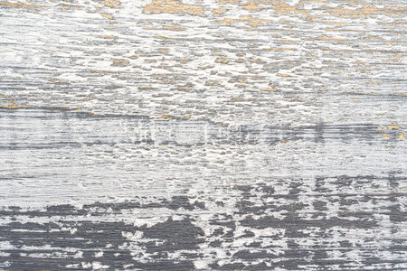 White and gray painted textured wooden plank. Abstract background for design.の写真素材
